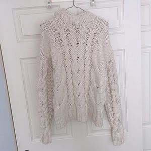 Zara Cream Knit Sweater